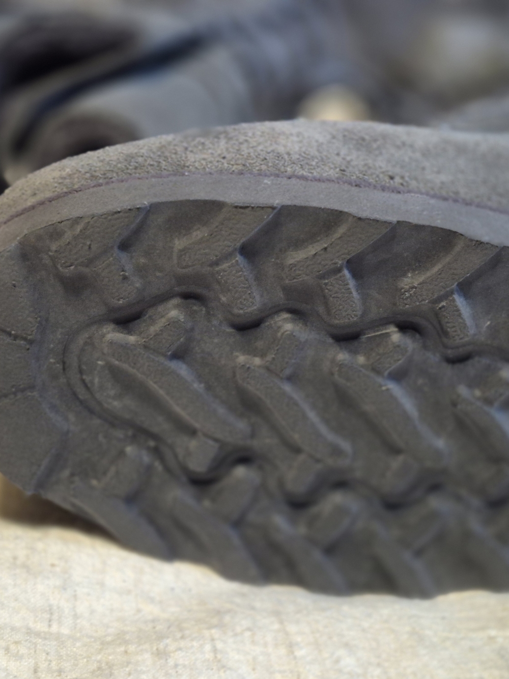 BearPaw Women's Lace-Up Suede, Wool And Sheepskin Ankle Boots in Dark Gray - Picture 12 of 15